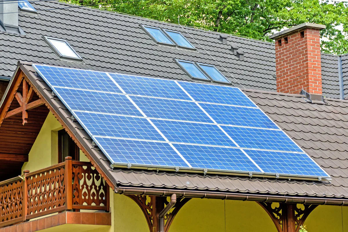 zendure panneau solaire sur toit énergie solaire