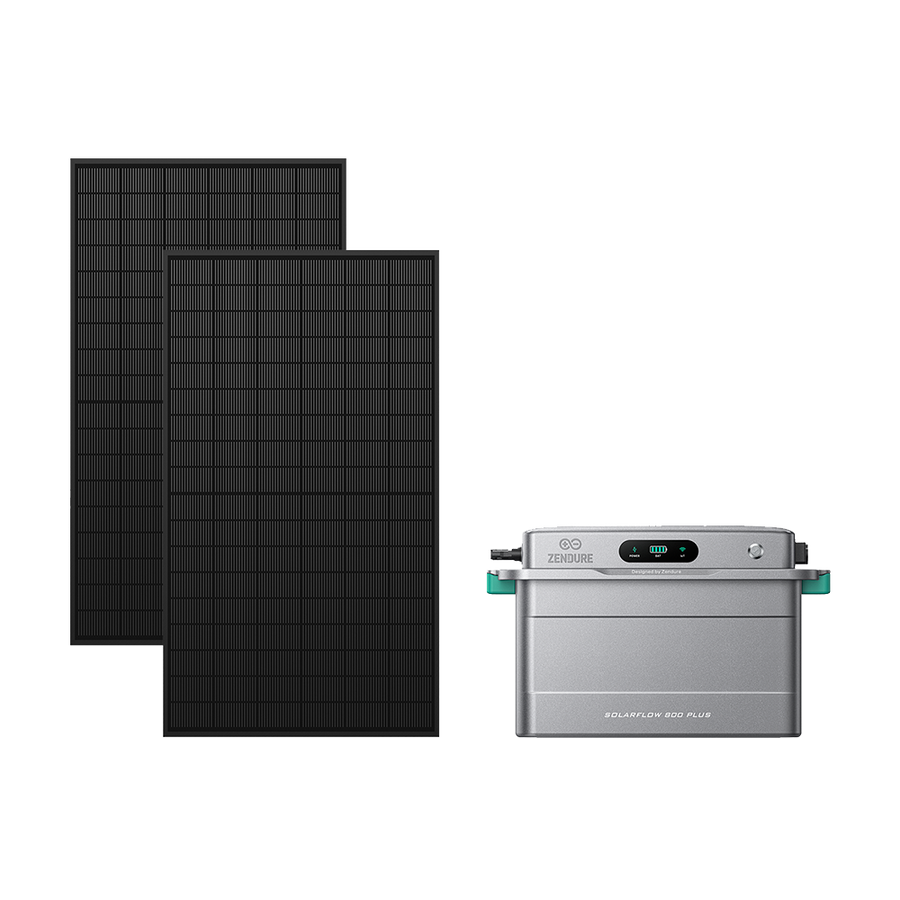 SolarFlow 800 Plus avec panneaux solaires