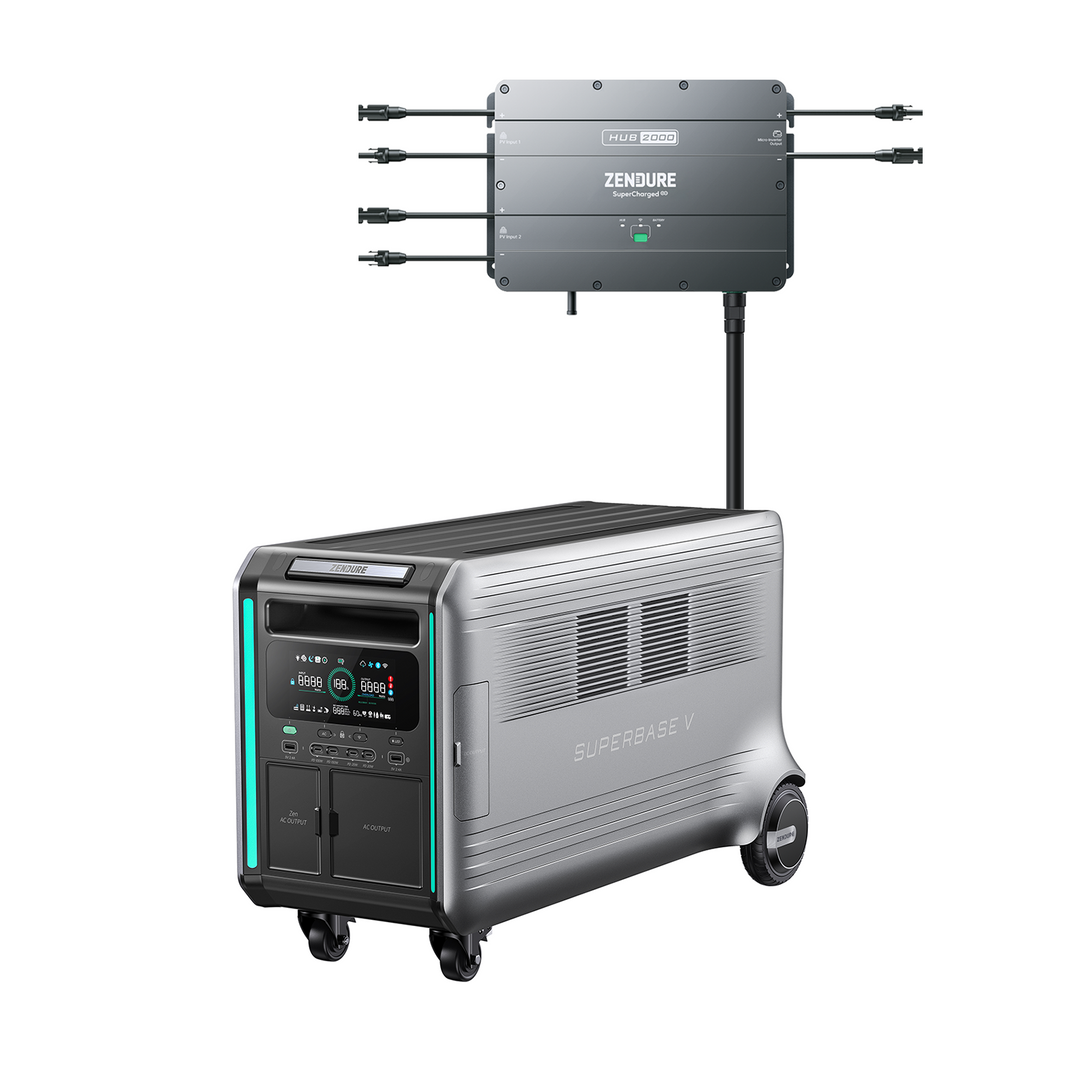 Hub 2000 + SuperBase V Kit solaire avec batterie