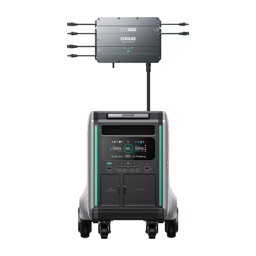 Hub 2000 + SuperBase V Kit solaire avec batterie