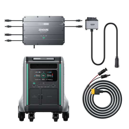 Hub 2000 + SuperBase V Kit solaire avec batterie