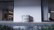 batterie solaire installée en dehors de la maison