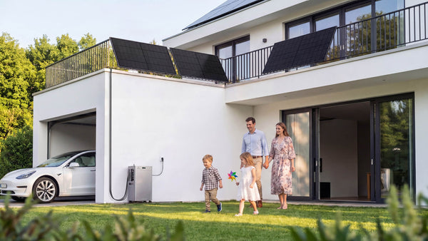 scénario d'utilisation de l'énergie solaire dans une maison