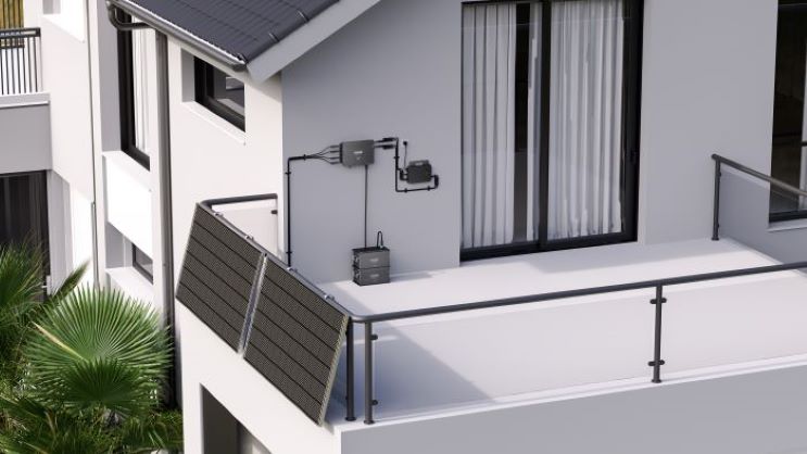 panneau solaire plug and play avec batterie