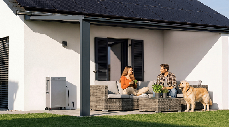 scénario d'installation du SolarFlow 4000 Mix Pro