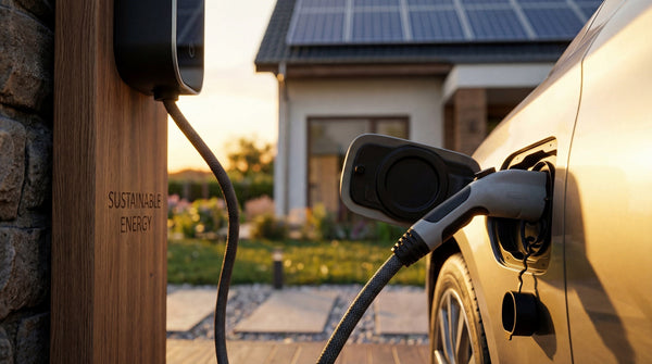 charger sa voiture électrique à côté d'une borne de charge