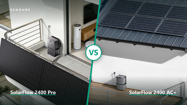comparatif entre SolarFlow 2400 Pro et SolarFlow 2400 AC+