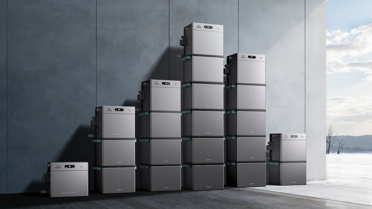batteries empilables du SolarFlow 4000 Mix AC+