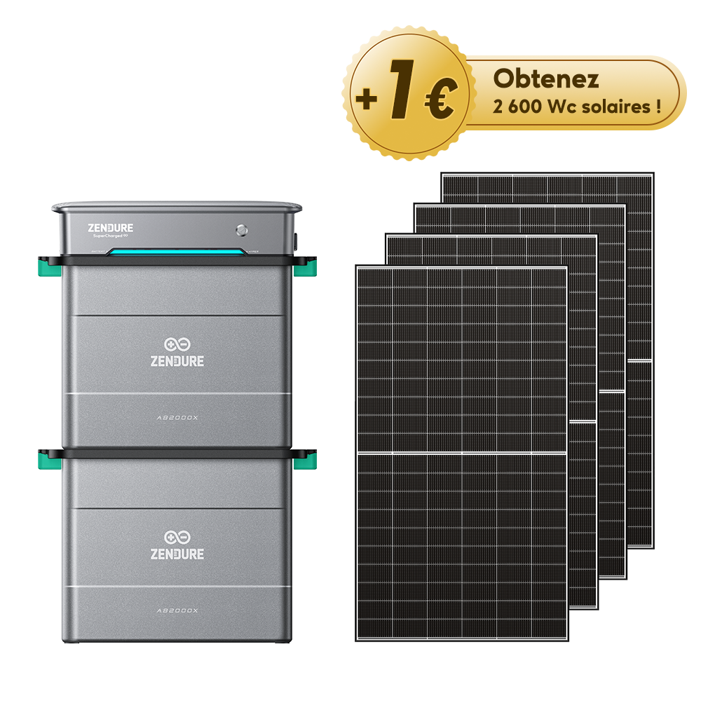 Zendure Hyper Kit solaire plug and play avec batterie