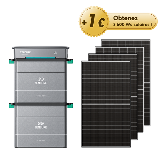 Zendure Hyper Kit solaire plug and play avec batterie