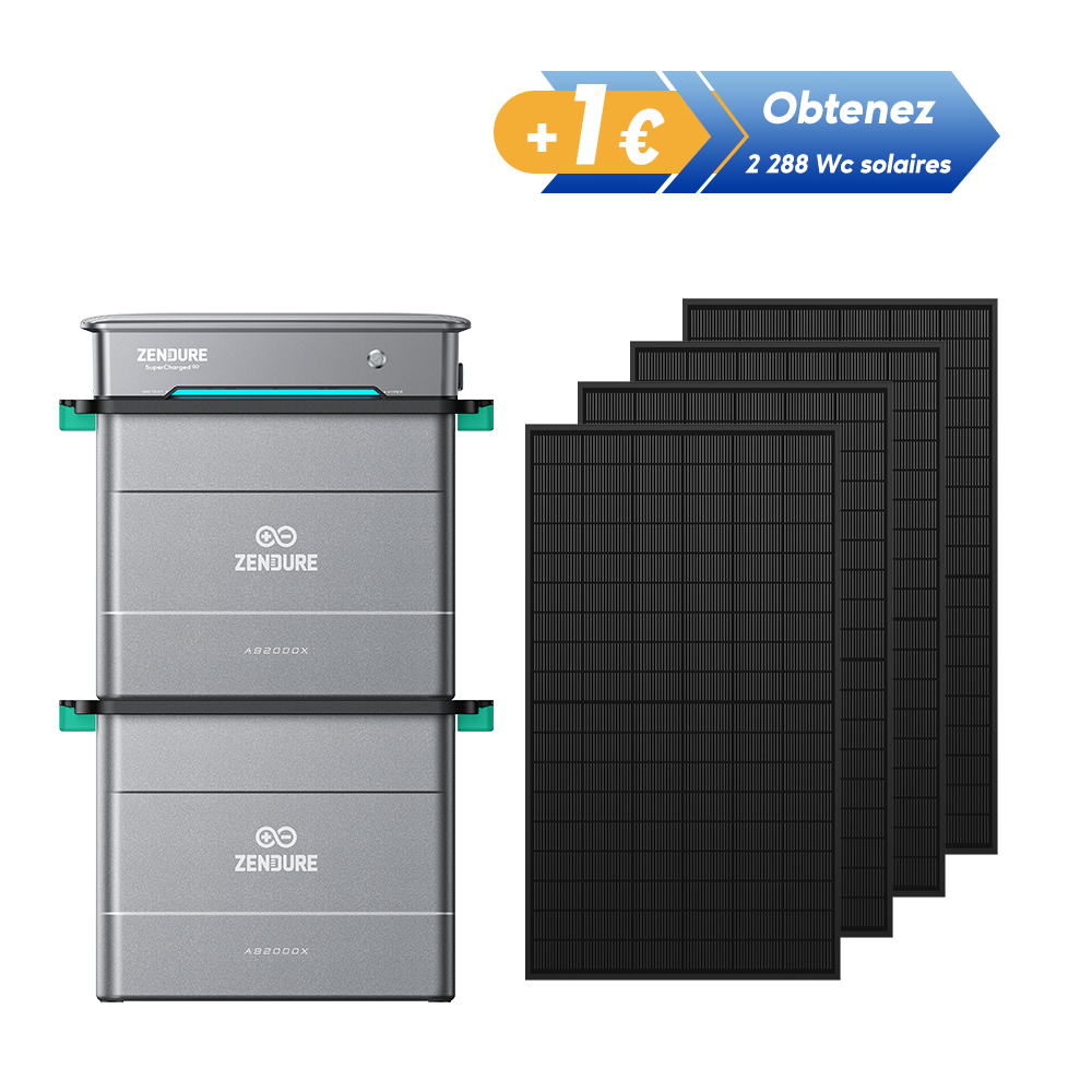 Zendure Hyper Kit solaire plug and play avec batterie