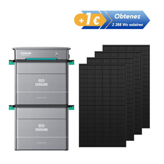 Zendure Hyper Kit solaire plug and play avec batterie