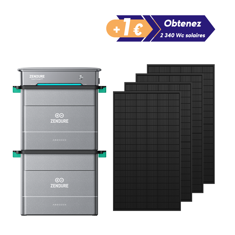 Zendure Hyper Kit solaire plug and play avec batterie