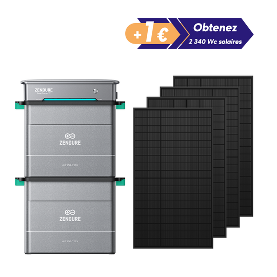 Zendure Hyper Kit solaire plug and play avec batterie