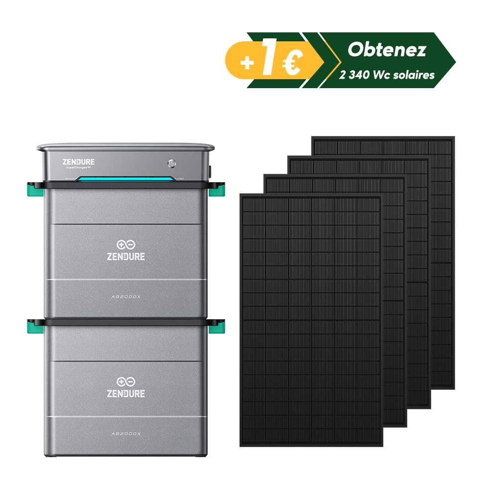Zendure Hyper Kit solaire plug and play avec batterie