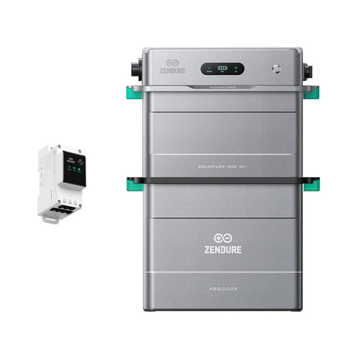 SolarFlow 1600 AC+ avec une batterie additionnelle et 3CT intelligent