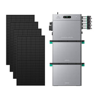 SolarFlow 2400 Pro avec deux batteries additionnelles et quatre panneaux 450W