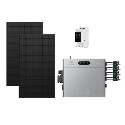 SolarFlow 2400 Pro avec deux panneaux 450W et 3CT