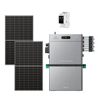 SolarFlow 2400 Pro avec deux batteries additionnelles, deux panneaux 500W et 3CT