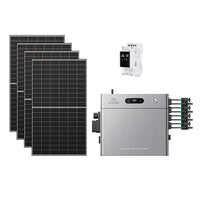 SolarFlow 2400 Pro avec quatre panneaux 500W et 3CT