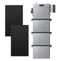 SolarFlow 2400 Pro avec trois batteries additionnelles et deux panneaux 450W