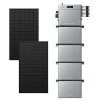 SolarFlow 2400 Pro avec quatre batteries additionnelles et deux panneaux 450W