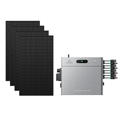 SolarFlow 2400 Pro avec quatre panneaux 450W