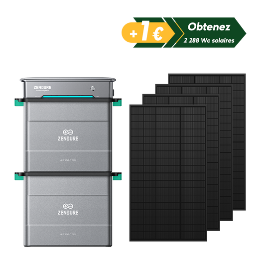 Zendure Hyper Kit solaire plug and play avec batterie
