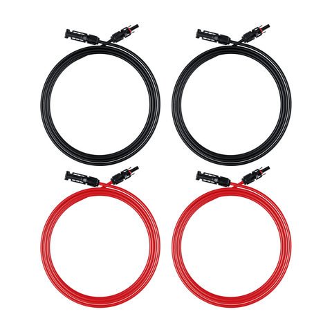 Câbles d'extension pour panneaux solaires (3 m 4 mm²)