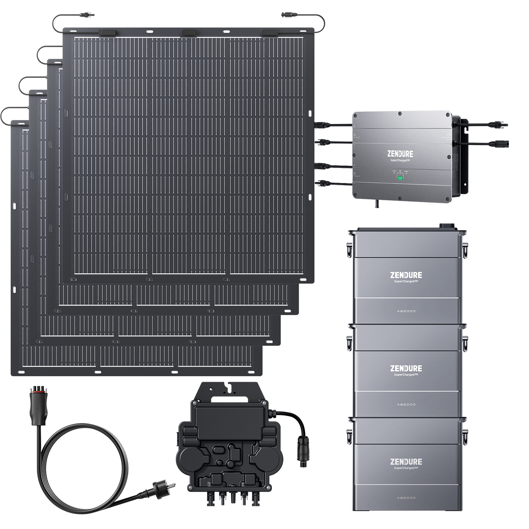 SolarFlow Kit solaire plug and play avec batterie